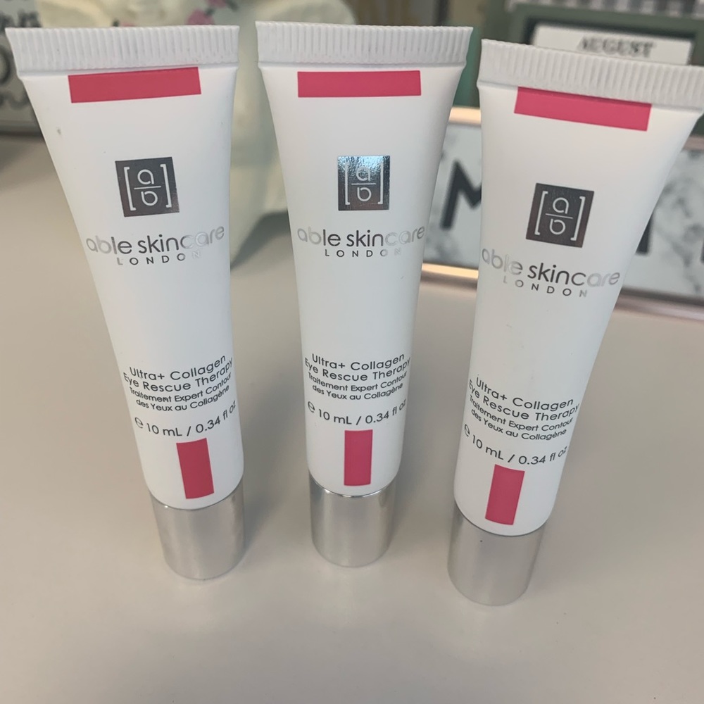 Able  -Ultra + Collagen Eye Rescue Therapy- you get 3 of them.